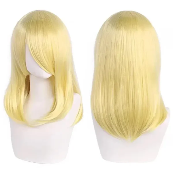 Peruca Wig Cosplay 40cm Média Preta - Imagem 30