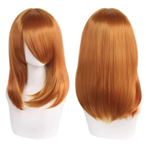Peruca Wig Cosplay 40cm Média Preta - Imagem 10