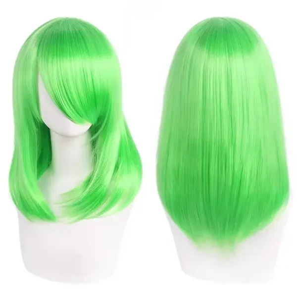 Peruca Wig Cosplay 40cm Média Preta - Imagem 27
