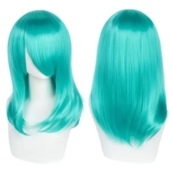 Peruca Wig Cosplay 40cm Média Preta - Imagem 29