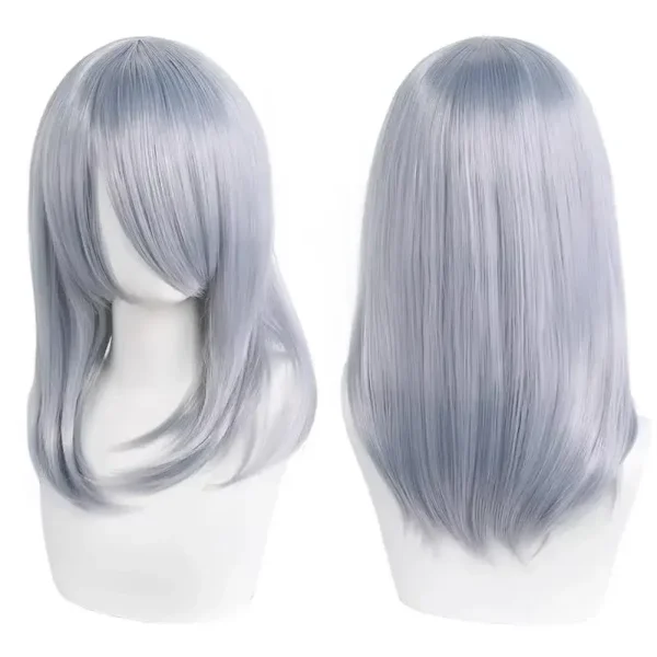 Peruca Wig Cosplay 40cm Média Preta - Imagem 26
