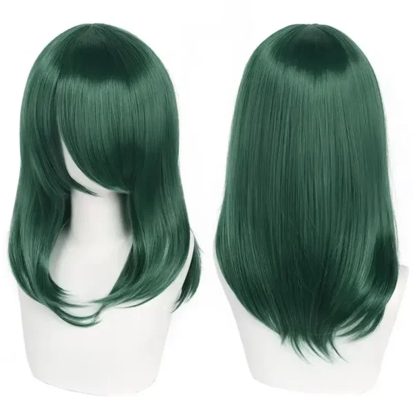 Peruca Wig Cosplay 40cm Média Preta - Imagem 20