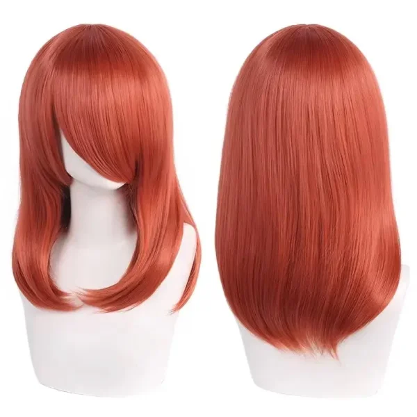 Peruca Wig Cosplay 40cm Média Preta - Imagem 9