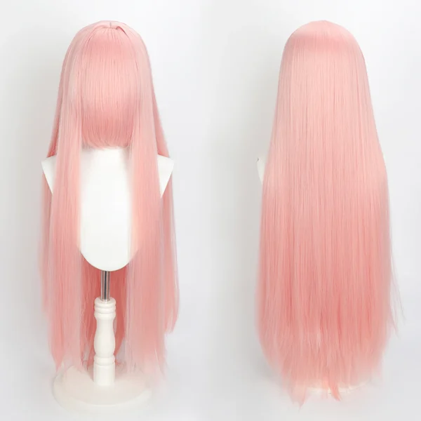 Peruca Cosplay Wig 80cm Longa e Lisa Cinza Prata - Imagem 29