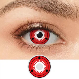 Lente de Contato Sharingan Três Sasuke Cosplay