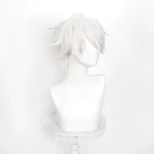 Peruca Qifrey Anime Witch Hat Atelier Peruca Branca Wig Cosplay