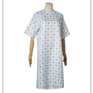 Vestido estampado de manga curta do cosplay da Eleven, de Stranger Things, em manequim