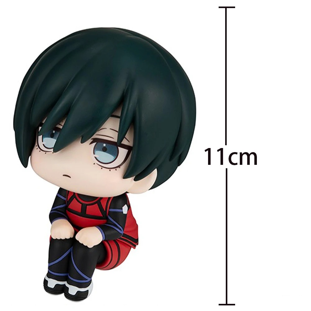 Figure do Rin Itoshi de Blue Lock com a marcação de 11 cm de altura ao lado