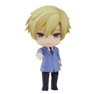 Figure chibi do Tamaki Suou, de Ouran High School Host Club, com cabelo loiro e uniforme azul com gravata