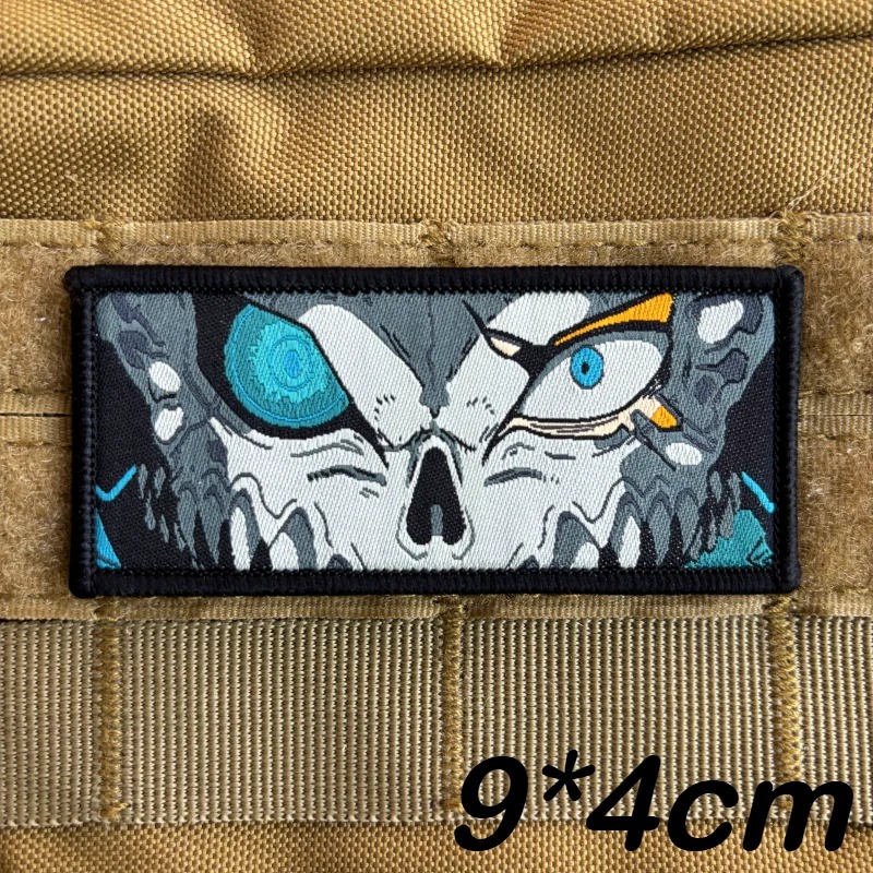 Patch do Kaiju No. 8 com a medida 9 x 4 cm