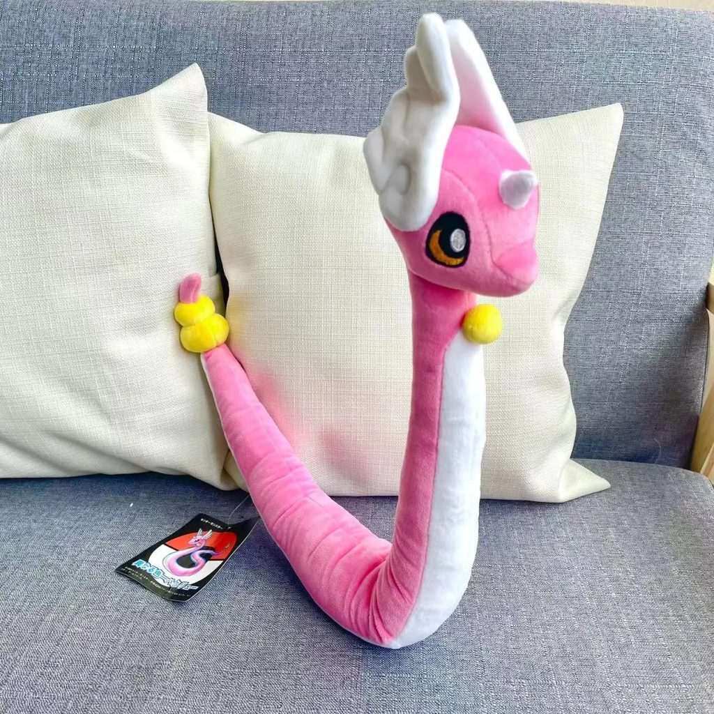 Pelúcia Dragonair Pokémon: azul, 65 a 70 cm | Loja Cosplay